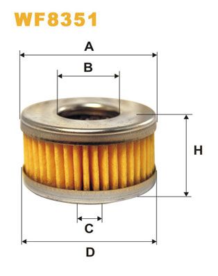 WIX FILTERS Топливный фильтр WF8351